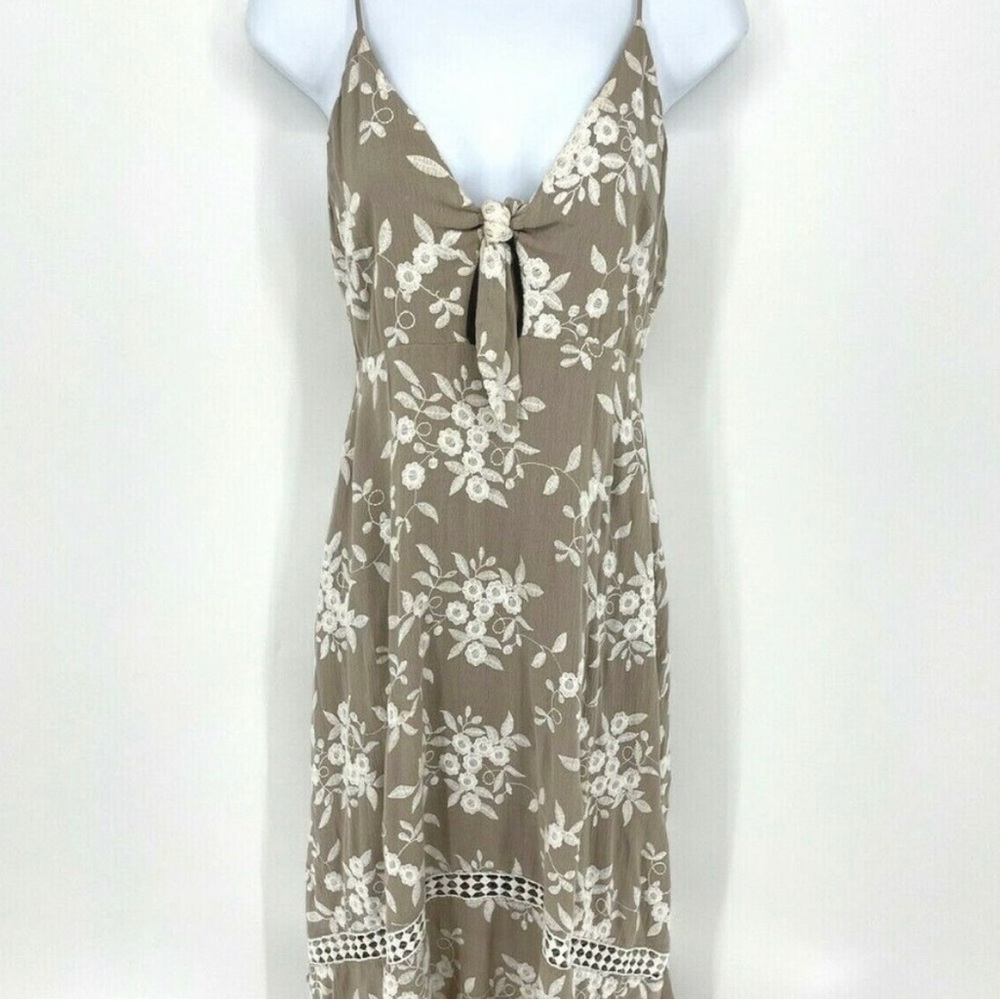 ASTR the Label Sleeveless Hi Low Floral Dress S